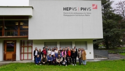 Les étudiants de la Haute Ecole Pédagogique de St-Maurice ont reçu leurs homologues des HEP de Suisse